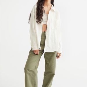 Oversized Corduroy Shirt